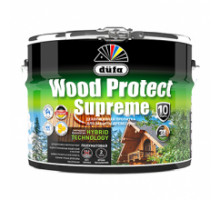 WOOD PROTECT HARD WAX, белоснежный 9л "Dufa" Пропитка