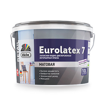 EUROLATEX 7,  2,5л база 3 "DufaRetail" ВД краска (выводим) (под заказ)